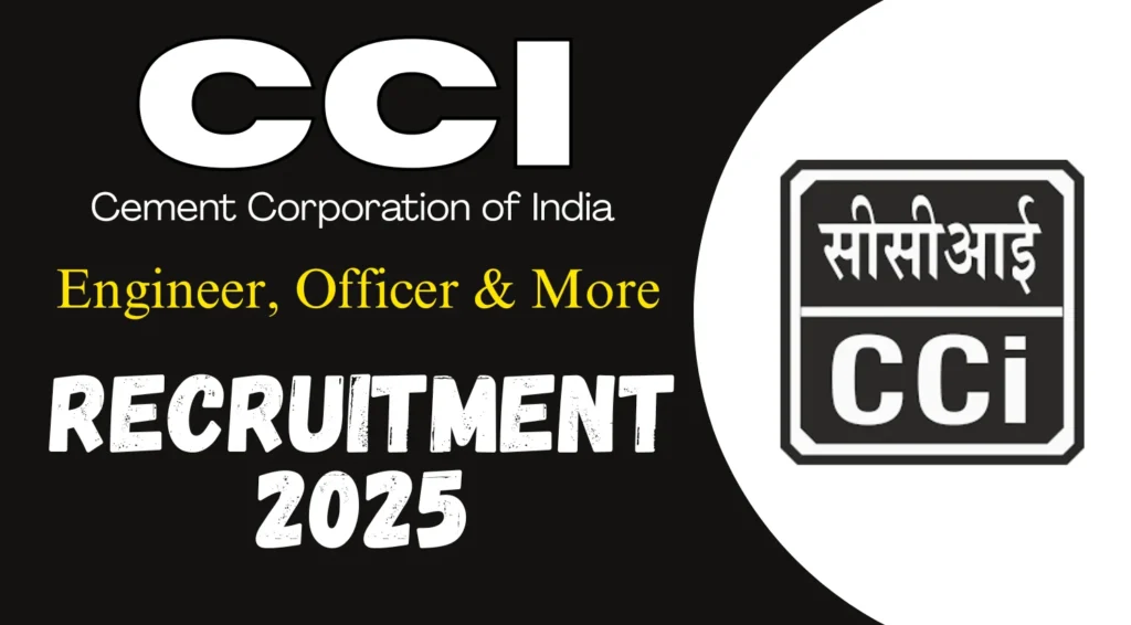 CCI Recruitment 2025 Notification Out for 29 Engineer and Officer Posts 1 CCI Recruitment 2025 Notification Out for 29 Engineer and Officer Posts