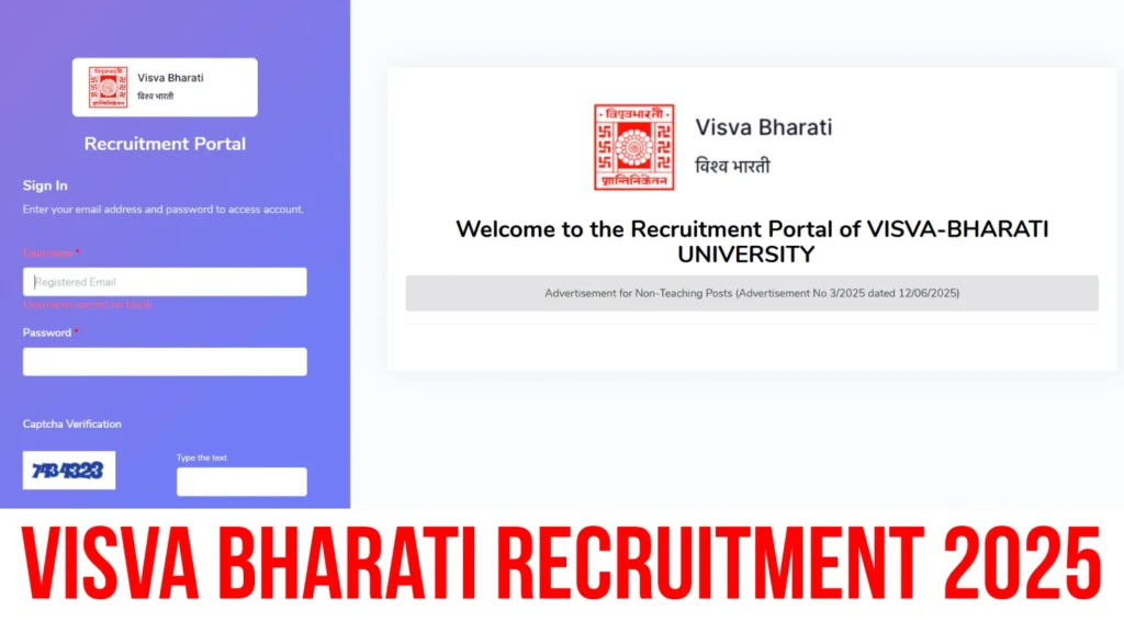 Visva Bharati Recruitment 2025 for Junior Engineer, Librarian and Other Non-Teaching Posts 1 Visva Bharati Recruitment 2025