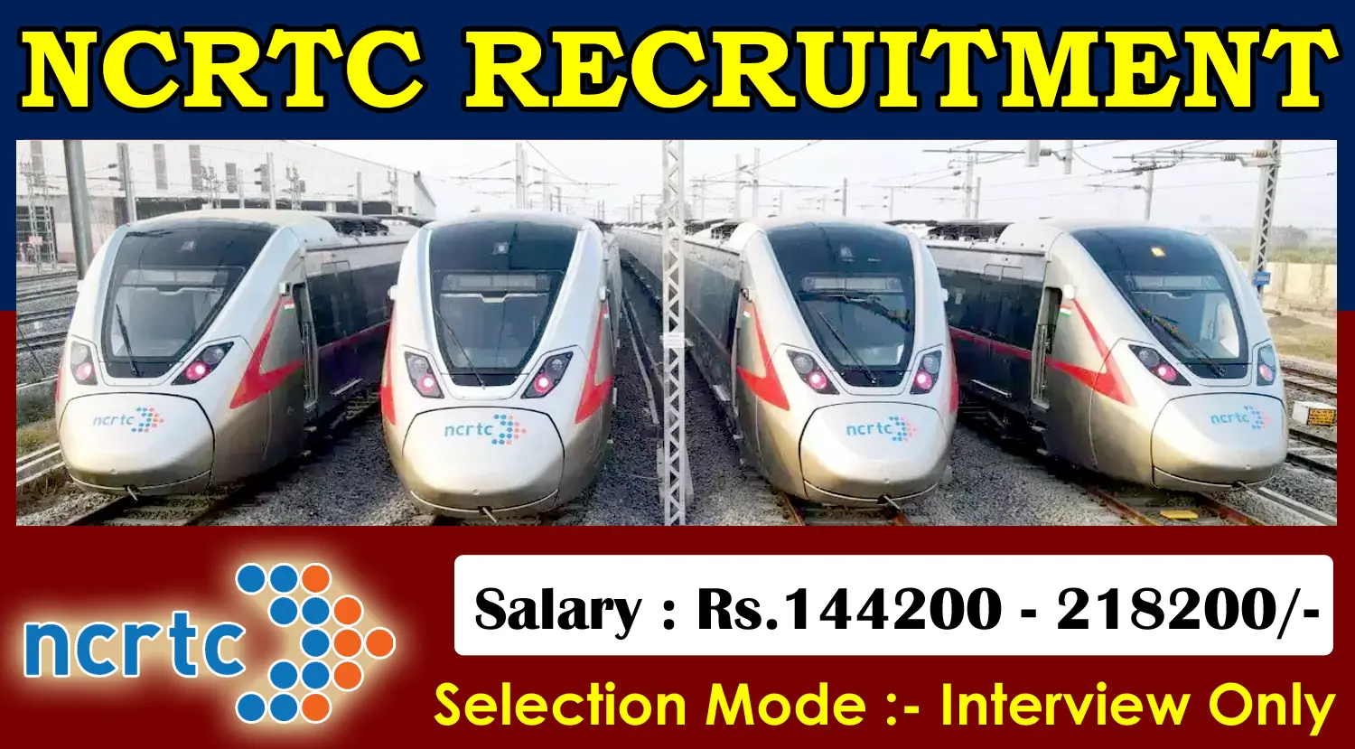 NCRTC Recruitment 2024 Notification Out for Packaging Assistant Posts, Check Eligibility Criteria and Apply Now 1 NCRTC Recruitment