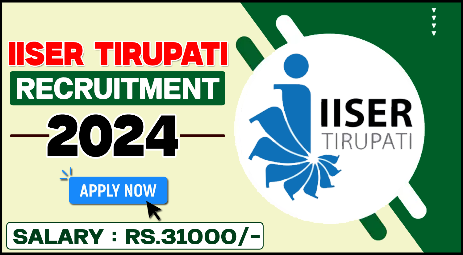IISER Tirupati Recruitment 2024 - Apply for JRF & Technical Officer Posts 1 IISER-Tirupati-Recruitment