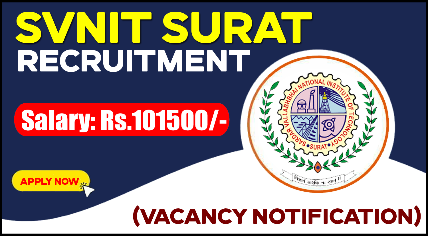 SVNIT Recruitment 2024 - Apply for Assistant Professor Grade I & II Posts 1 SVNIT-Recruitment
