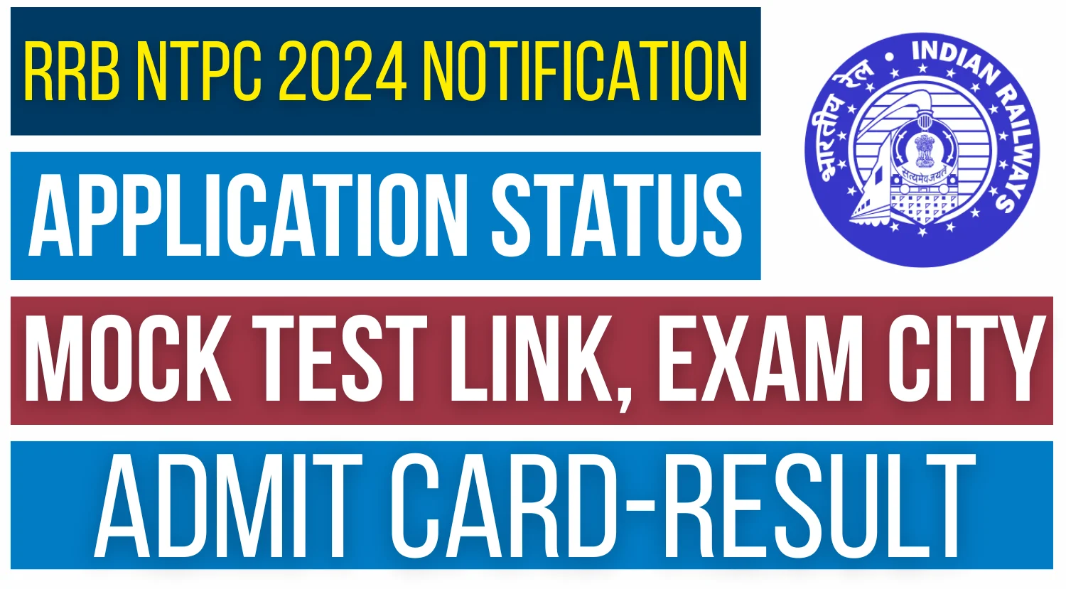 RRB NTPC Notification for 11,558 Vacancies, Exam Date, Application Status, Admit Card & More Details Here