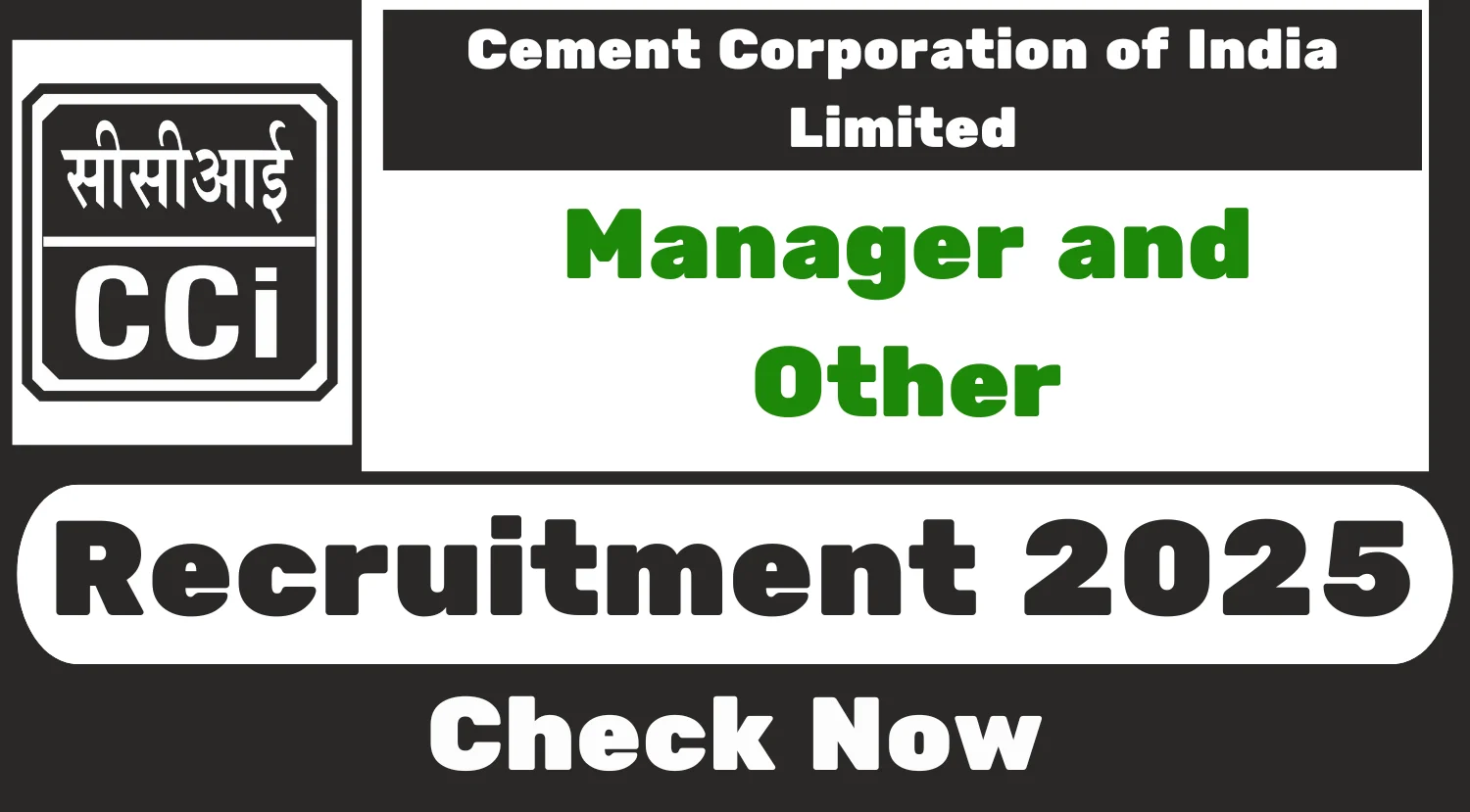 CCI Recruitment 2025