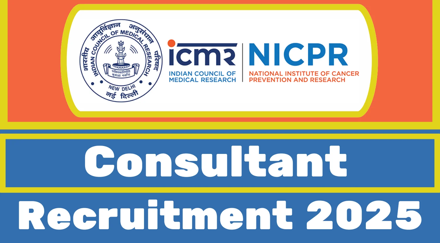 ICMR-NICPR Recruitment 2025 Apply for Consultant Post 1 ICMR-NICPR Recruitment 2025