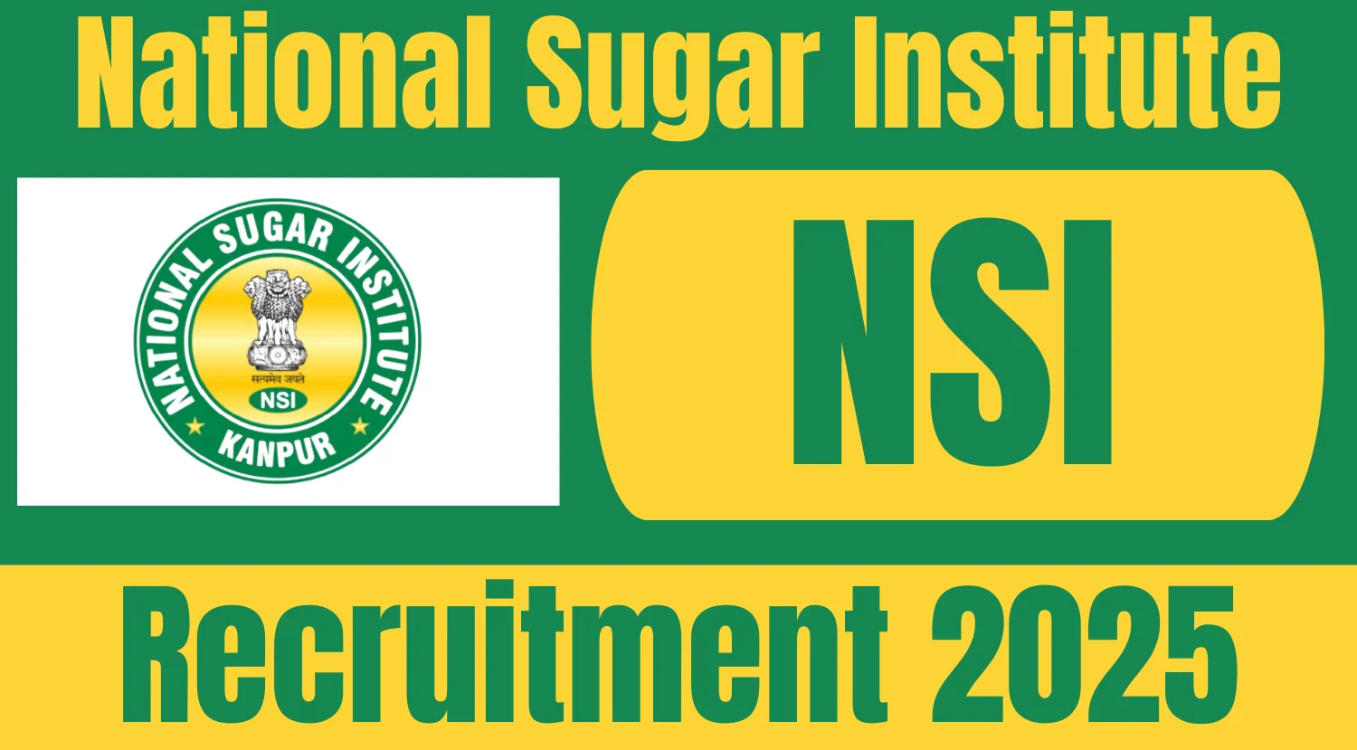 NSI Assistant Professor Recruitment 2025, Check Now 1 NSI Recruitment 2025