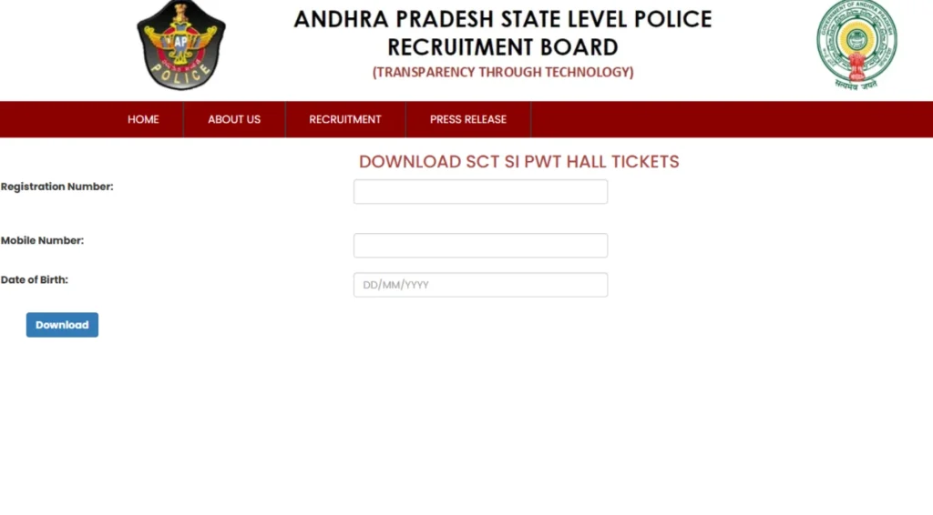 AP Police Constable Hall Ticket 2025 Released at slprb.ap.gov.in 1 AP Police Constable Hall Ticket 2025 Released at slprb.ap.gov.in