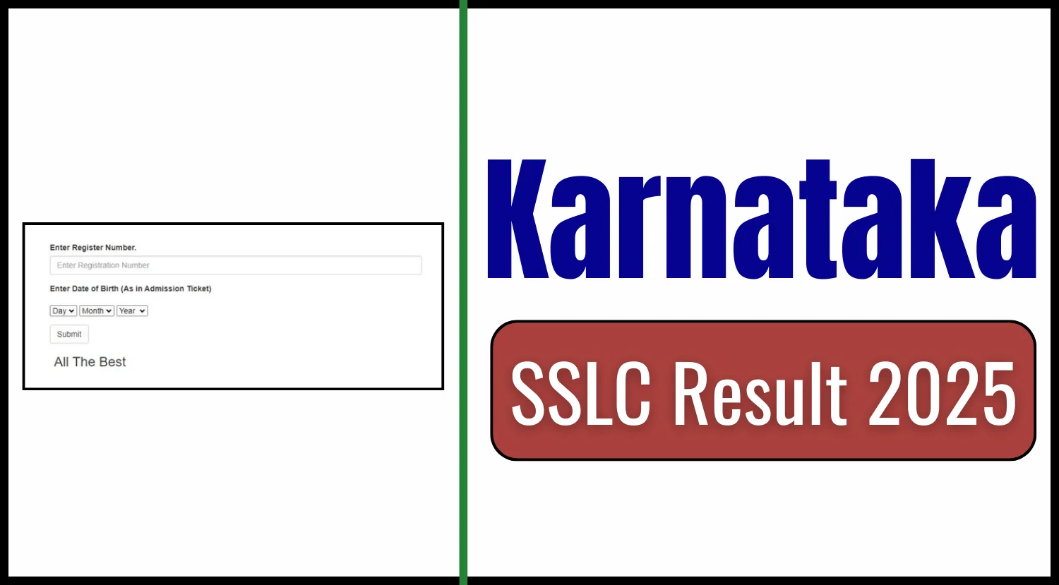 Karnataka SSLC Result 2025