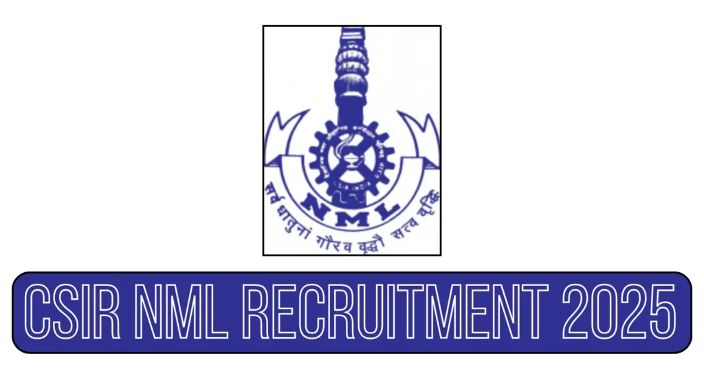 National Metallurgical Laboratory Recruitment 2025: Online Registration for Scientist Begins 1