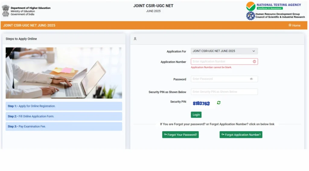 CSIR UGC NET June 2025 Correction Window Closes Today, Last Chance to Edit Your Form 1 CSIR UGC NET June 2025 Correction Window Closes Today