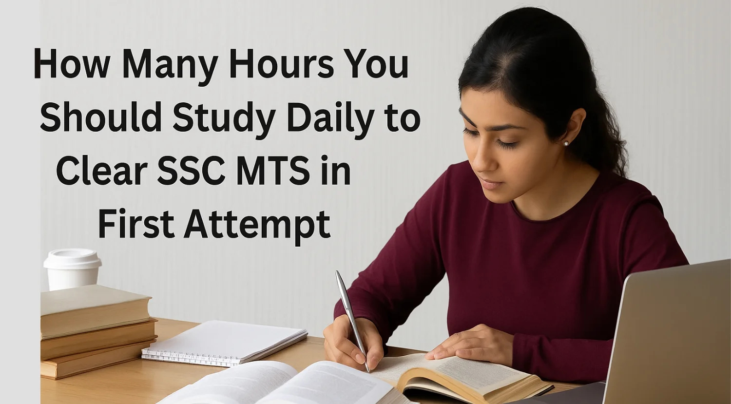 How Many Hours Should You Study Daily to Clear SSC MTS in First Attempt?