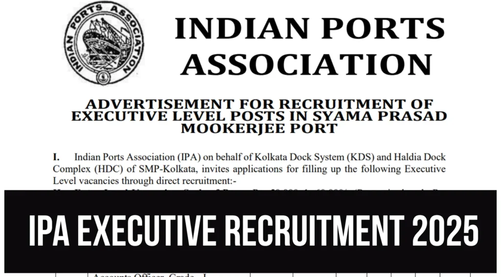 IPA Executive Recruitment 2025 Out for 41 Posts, Apply Online @ipa.nic.in 1 IPA Executive Recruitment 2025 Out for 41 Posts, Apply Online @ipa.nic.in