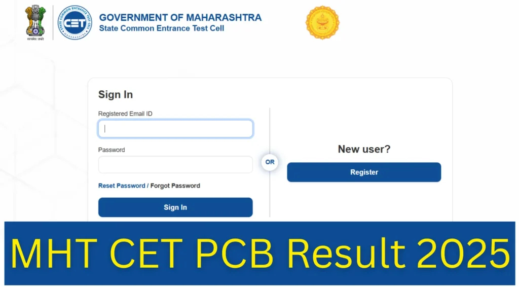MHT CET 2025 PCB Group Result Out, Score Card & Direct Link @ cetcell.mahacet.org 1 MHT CET 2025 PCB Group Result Declared