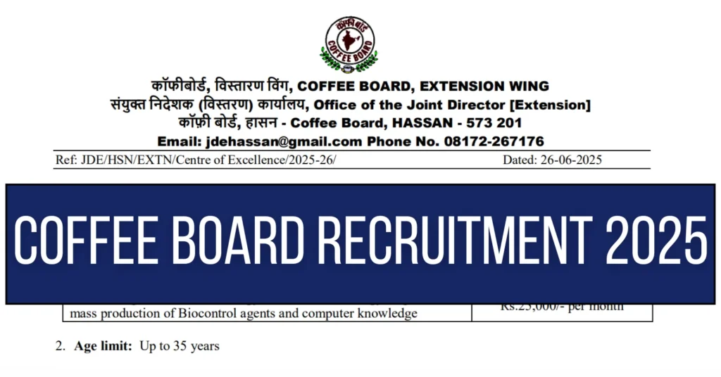 Opportunity for Young Professional Posts at Coffee Board 1 Opportunity for Young Professional Posts at Coffee Board