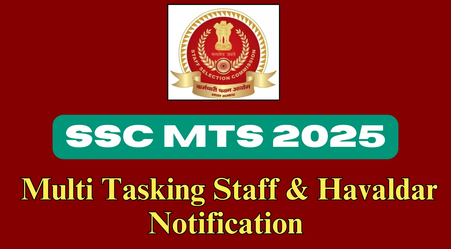 SSC MTS 2025 Notification