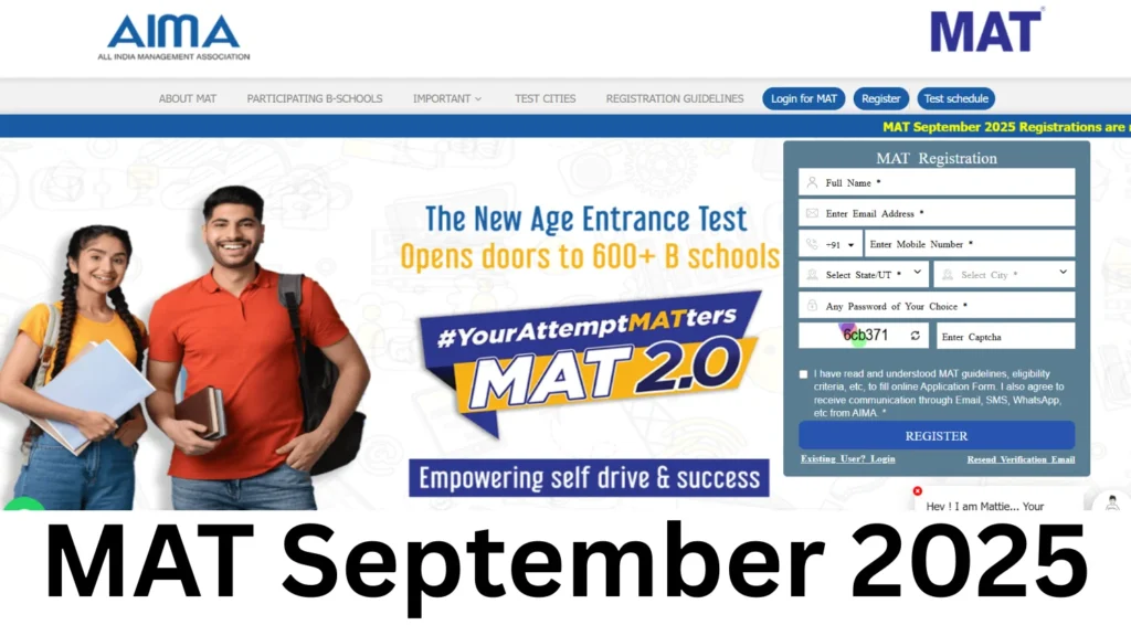 AIMA MAT September 2025 Session Registration Begins, Check Exam Dates and Eligibility 1 MAT September 2025