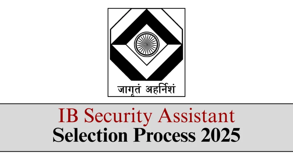 IB Security Assistant Selection Process 2025: All Stages Explained with Exam Pattern 1 IB Security Assistant Selection Process 2025