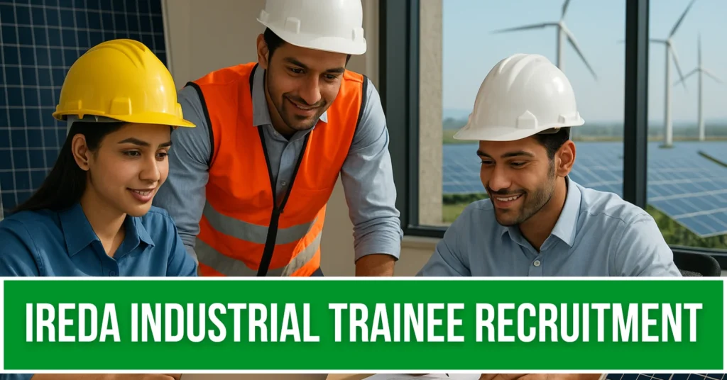IREDA Industrial Trainee Recruitment 2025, Apply Online For CMA Posts 1 IREDA Industrial Trainee Recruitment