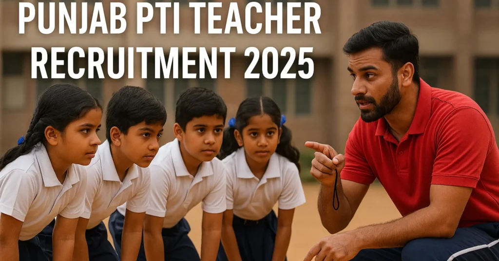 Punjab Govt withdraw 2000 PTI Teacher Recruitment Notification 2025 1 Punjab PTI Teacher Recruitment 2025