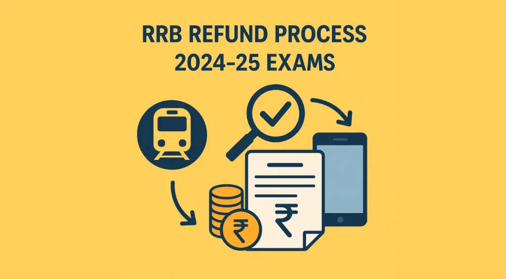 RRB Fee Refund 2024-25 Begins for ALP, JE and Technician 1 RRB Fee Refund 2024-25 Begins