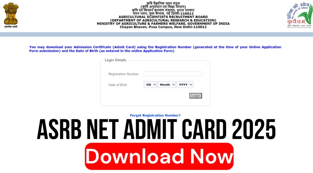ASRB NET Admit Card 2025 Out at asrb.org.in, Download Link Active 1 ASRB NET Admit Card 2025 Out at asrb.org.in, Download Link Active