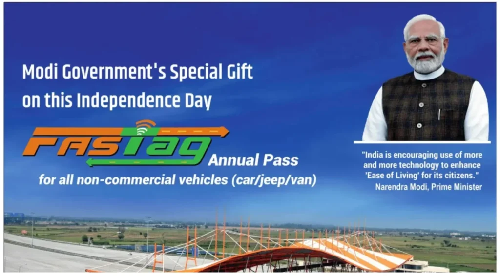 FASTag Annual Pass 2025 Launched, Drive Toll-Free for One Year at ₹3,000 via Rajmargyatra App 1 FASTag Annual Pass 2025 Launched