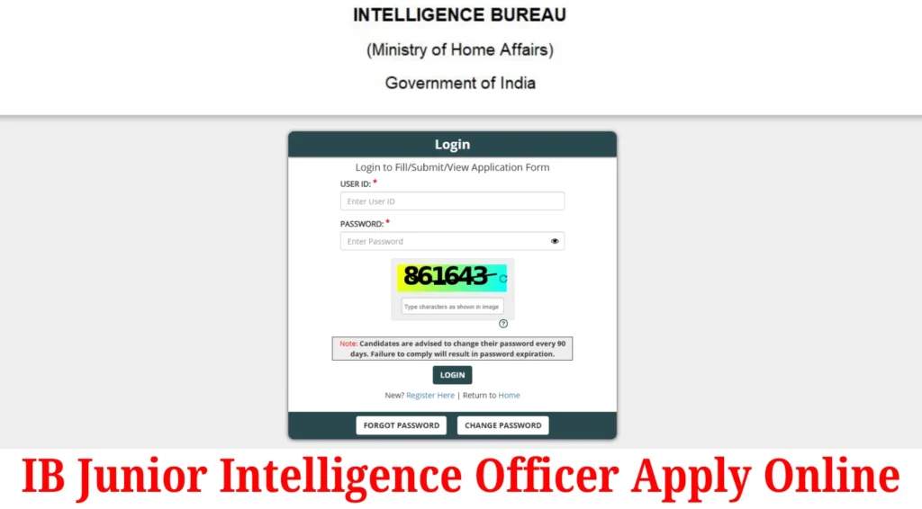 IB Junior Intelligence Officer Apply Online 2025 Begins, IB JIO Tech Registration Link Active 1 IB Junior Intelligence Officer Apply Online 2025 Begins, IB JIO Tech Registration Link Active