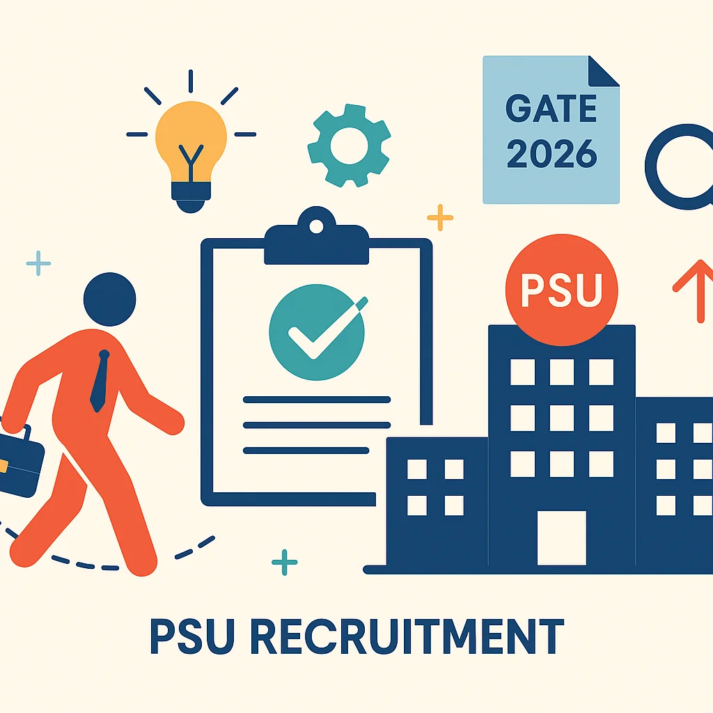 Opportunities After GATE 2026: Explore Career Scope and Life After GATE Success 3 PSU Recruitment Through GATE 2026