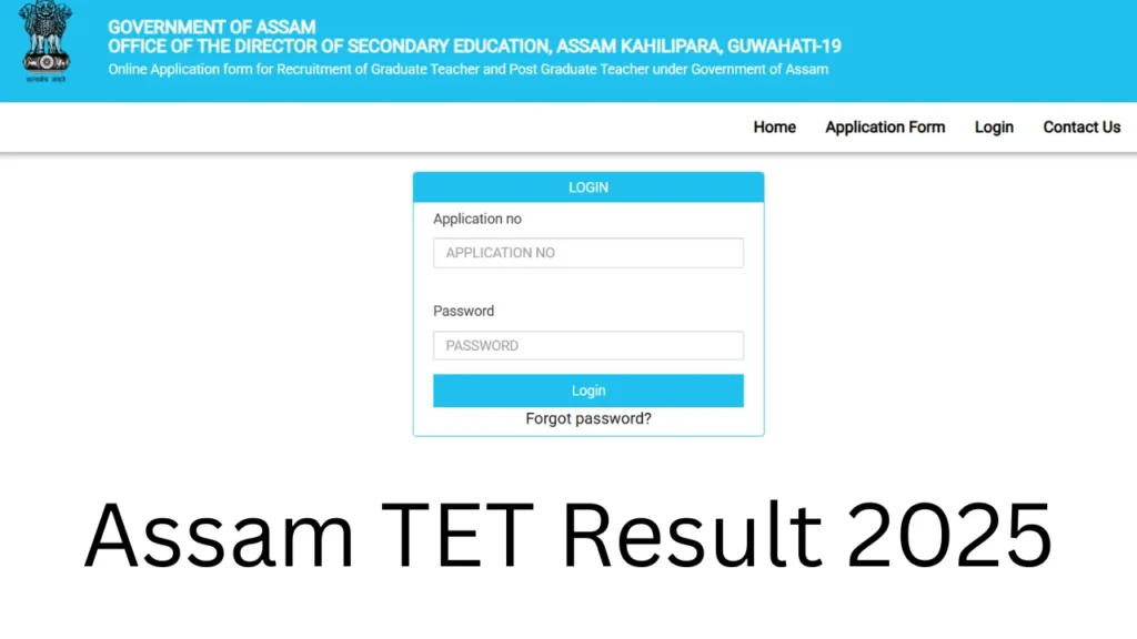 Assam TET Result 2025 Declared @madhyamik.assam.gov.in, Check Final Result 1 Assam TET Result 2025