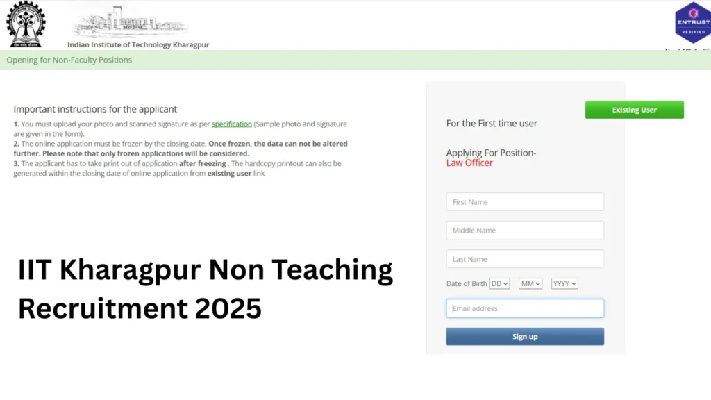 IIT Kharagpur Non Teaching Recruitment 2025 Notification Out for Multiple Vacancies 1 IIT Kharagpur Non Teaching Recruitment 2025