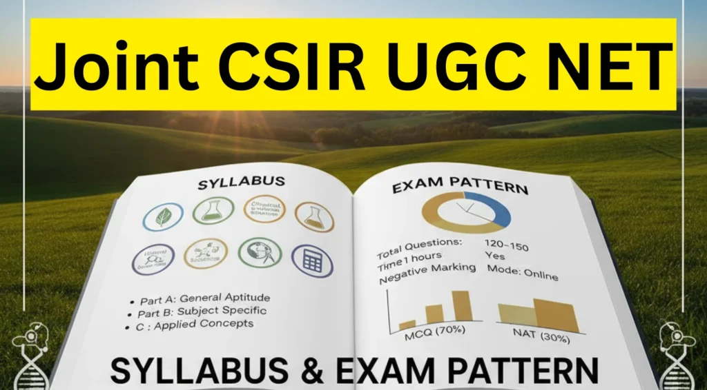 Joint CSIR UGC NET Syllabus 2025: Subject-wise Exam Pattern & New Rules 1 Joint CSIR UGC NET Syllabus 2025: Subject-wise Exam Pattern & & New Rules
