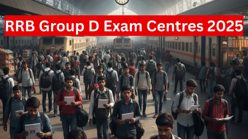 RRB Group D Exam Centres 2025: Check Exam Cities, Centre List & Details 1 RRB Group D Exam Centres 2025