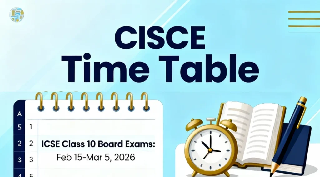 CISCE Time Table 2026 Released, Check ICSE, ISC Date Sheet Here 1 CISCE Time Table 2026 Released, Check ICSE, ISC Date Sheet Here