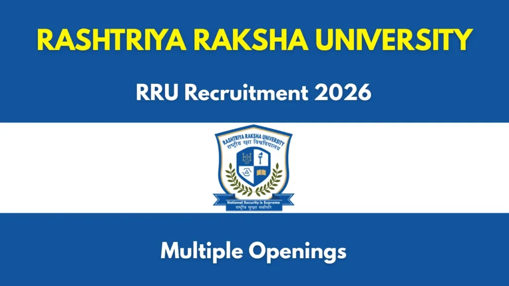 RRU Recruitment 2026, Apply Online/Offline for Assistant Professor & Junior Research Officer Posts 1 RRU Recruitment 2026